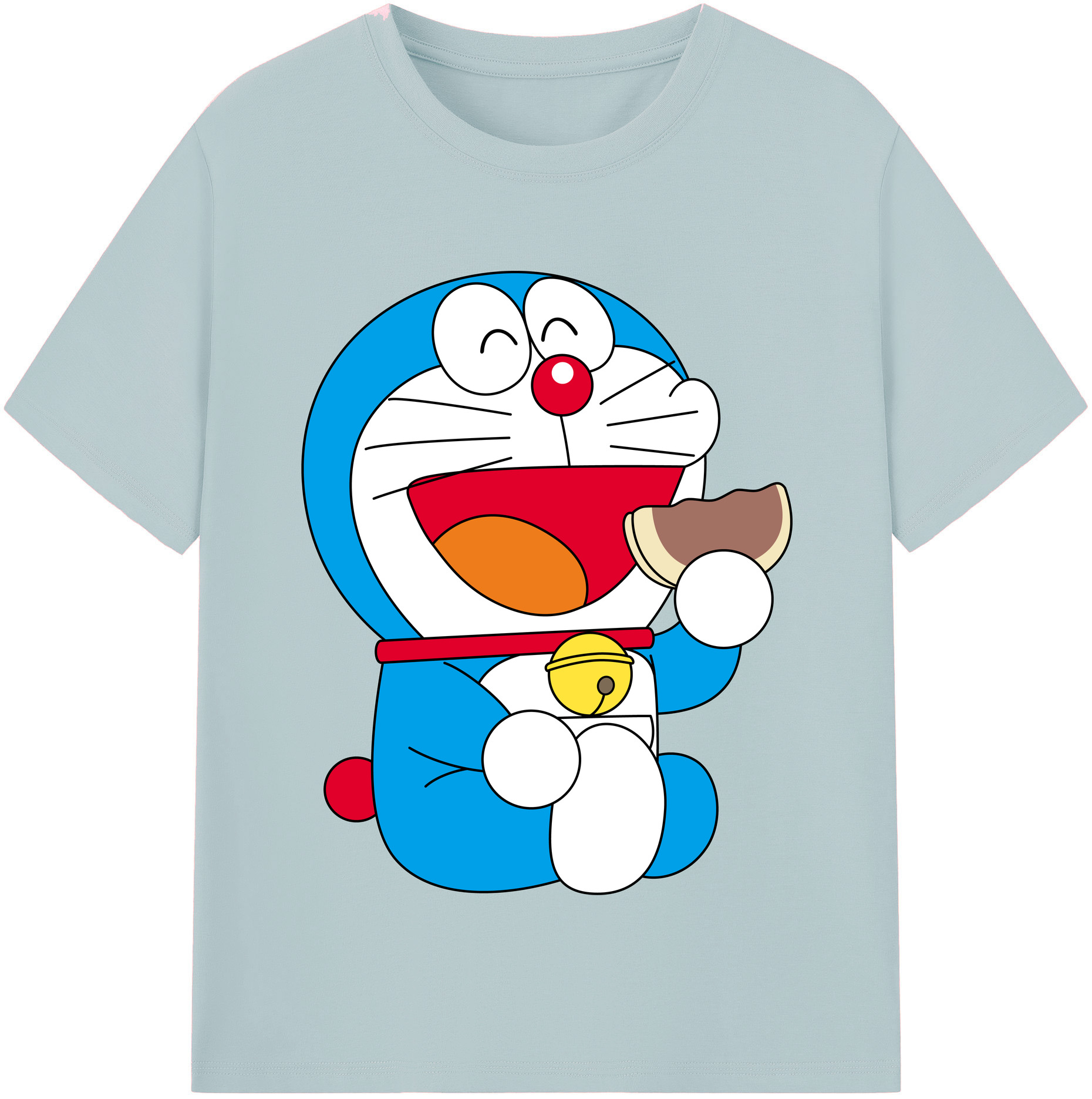 （画像用） ドラえもん Doraemon 綿100％半袖Tシャツ（フロントプリント）